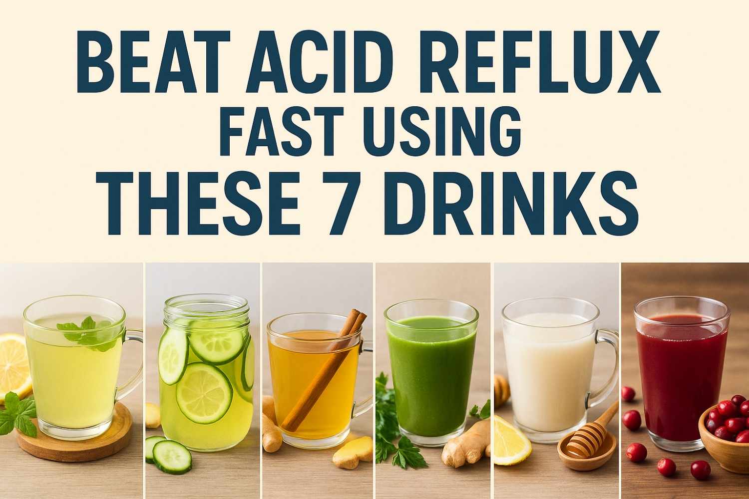 Beat Acid Reflux Fast Using These 7 Drinks