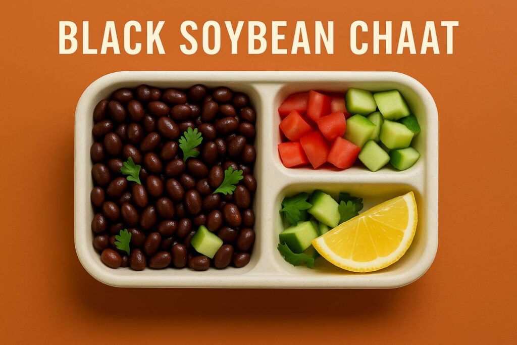 Black Soybean Chaat (Kala Bhatt)