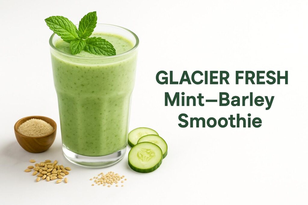 Glacier Fresh Mint–Barley Smoothie